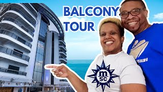 GET THIS! MSC Seashore Balcony Room Tour