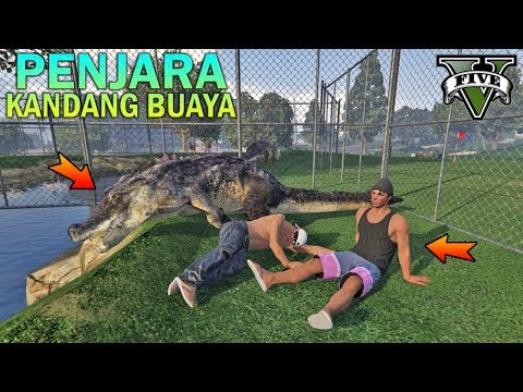 PREMAN TERKUAT DIPENJARA KANDANG BUAYA - GTA 5 YOUTUBER KOCAK PARODY