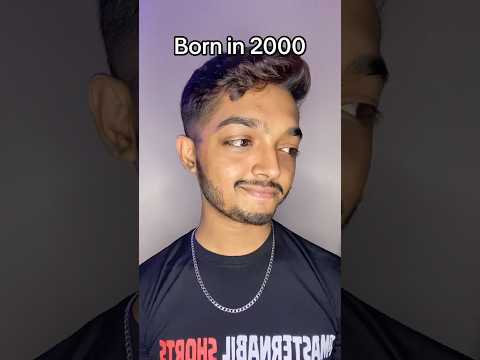 Those who are born in 1999 vs 2000😂 #shorts