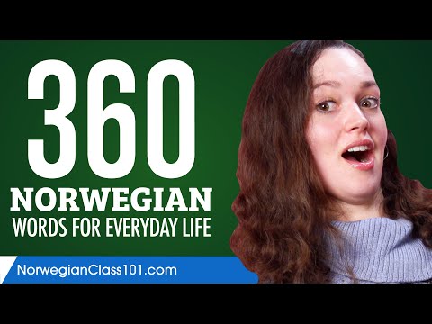 360 Norwegian Words for Everyday Life - Basic Vocabulary #18