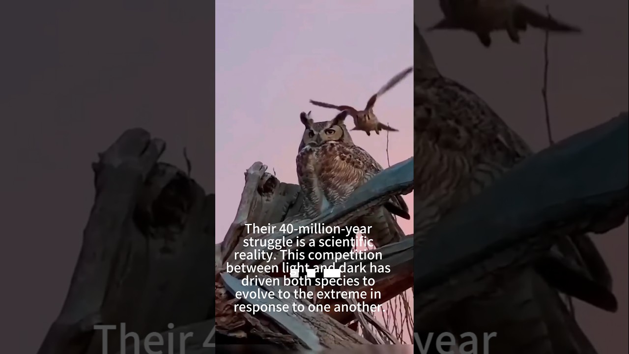 Don't you know that? 🦅 vs 🦉 The 40 Million Year Feud! #Shorts