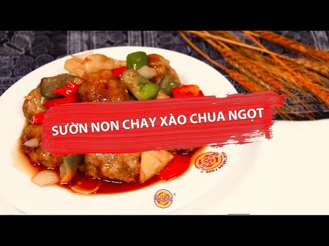 ✅ SƯỜN NON CHAY XÀO CHUA NGỌT - Món ngon Au Lac Vegan