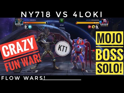 NY718 Vs 4Loki!  - Crazy Fun War! Incredible Matchups And Flow MOJO Boss Solo!