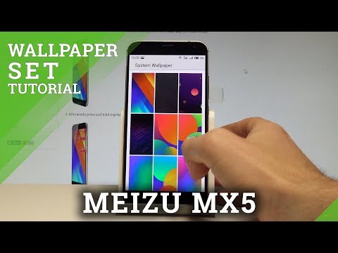 How to Change Wallpaper on MEIZU MX5 - Set Up Wallpaper |HardReset.Info