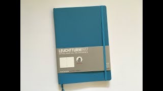 Leuchtturm slim bullet journal notebook review (Pros, cons & pen test)