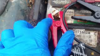 How To: Jumpstart A Lawn Mower With A Dead Battery Using A Portable Jumpstarter