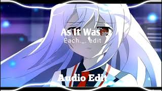 Download lagu As It Was - Audio Edit (2 minute   underwater) mp3