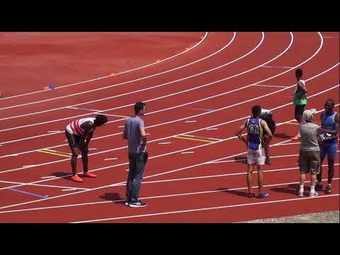 Johnson CASSEUS en 22''15 (200m CAM) -  Championnat Rég. CADETS/JUNIORS Bondoufle 7-8 Juillet 2018