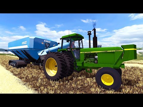 FARMING SIMULATOR 2017 | THE JOHN DEERE 4840 & KINZE CANT KEEP UP WITH HARVEST | IOWA EP #14