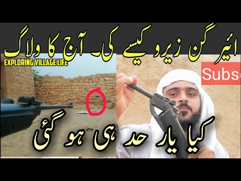 China Springer Air Gun Review|| Penetration Test || Tuning to Zeero Target|| Exploring Village Life
