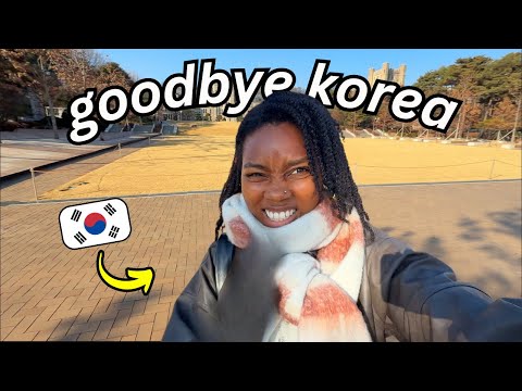 MY LAST 48 HOURS in KOREA...i'm leaving 🇰🇷 | saying goodbye, flying to USA, christmas
