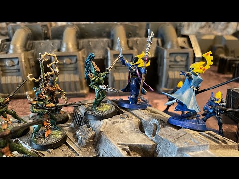 Grimdark Future: Firefight Battle Report (Dark Elf Raiders Vs High Elf Fleet 275 points) S1E11