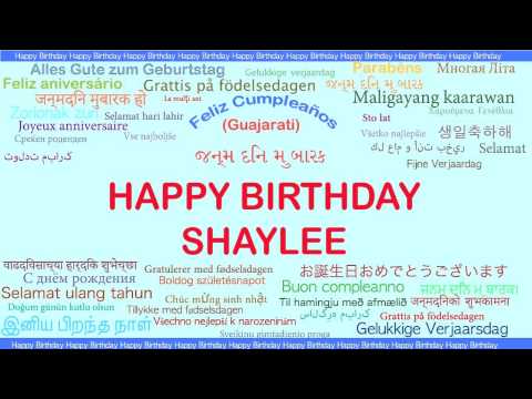 Shaylee   Languages Idiomas - Happy Birthday