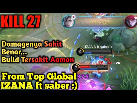 27 Kills + SAVAGE | Build Terbaru Aamon | Sekali Ulti Mat! | Player Aamon wajib tonton