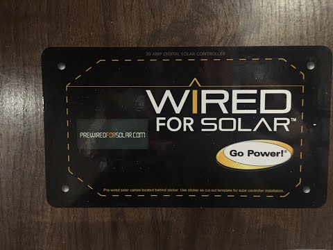 Heartland Wired for Solar (locate) + Panel and Controller