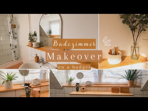 Badezimmer Makeover | Bathroom Makeover on a Budget