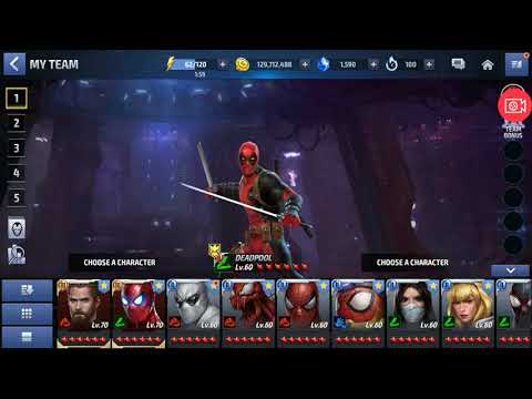Shadowland Solo T2 Deadpool vs. X-Men (Teams 1 and 2) Entry Mode Floor 25 Marvel Future Fight