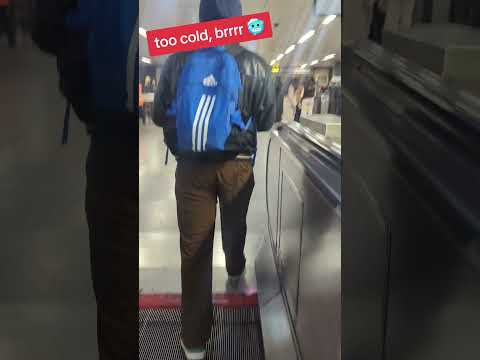 London underground and the cold weather