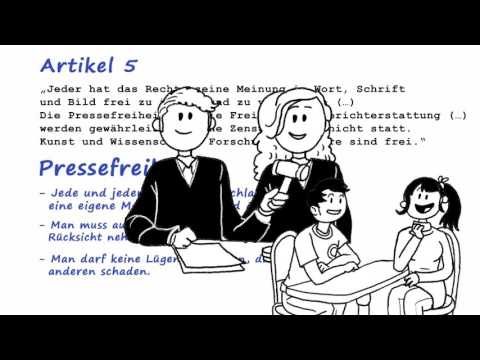 Das deutsche Grundgesetz - erklärt von Carmen Thomas und Erklärvideos.com
