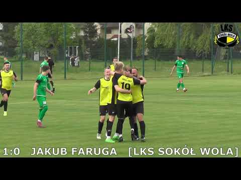 KLASA A: SOKÓŁ WOLA - BAP Piast Gol Bieruń 1:0 [Bramka J.Faruga]