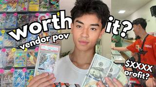 Can a FRONT Table Placement 2X my Pokémon Sales?┃day in the life of a vendor