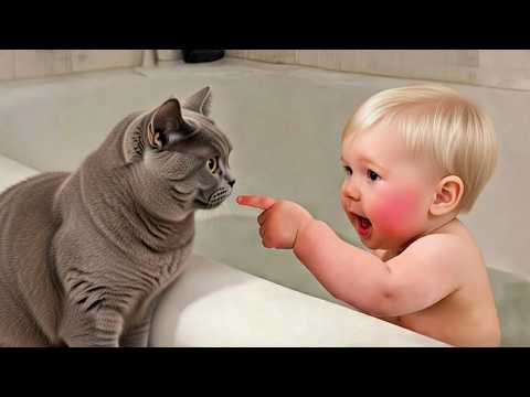 Try Not To Laugh  Baby & CAT Fail Compilation 2026 😂
