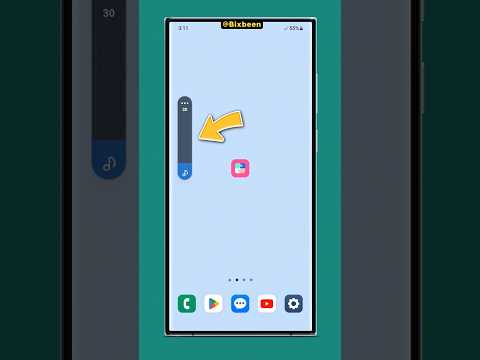 Move Volume slider Position Samsung | good lock sound assistant