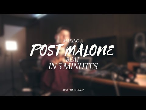 How to make a Post Malone type beat in Logic Pro X
