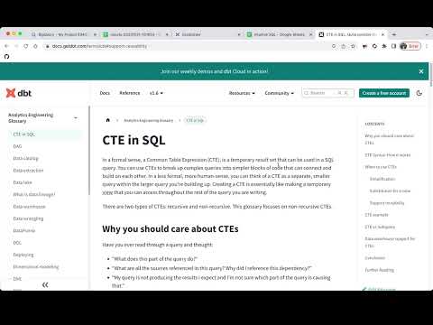 Intuitive SQL For Analytics | Common table expressions 2