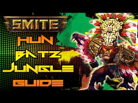 Smite: Hun Batz Jungle Guide - GO HARD IN THE PAINT!