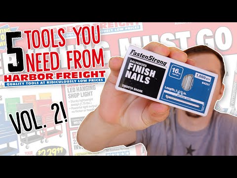 5 Woodworking Tools You Need From Harbor Freight Vol. 2