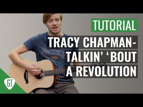Tracy Chapman - Talkin' 'bout a Revolution | Gitarren Tutorial Deutsch