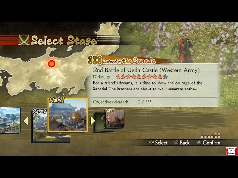 Samurai Warriors 4 Campaign Walkthrough (PS4) Legend of the Sanada Part 5B - 2nd Battle of Ueda (WA)