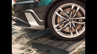 Driveway Curb Ramp For Cars - Rubber Car Ramps - Say Goodbye to Scrapes and Protect Your Car