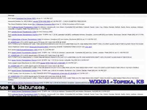 Topeka, KS NOAA Alert Radio (WXK91) Live Stream