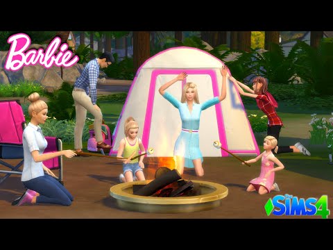 Sims Barbie Family Camping Adventure - Dreamhouse Roleplay Titi Plus