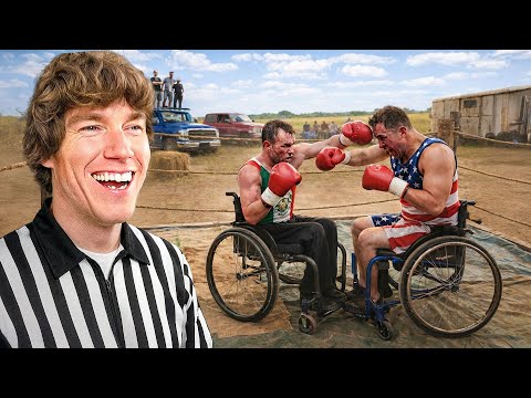Backyard Wheelchair Boxing!
