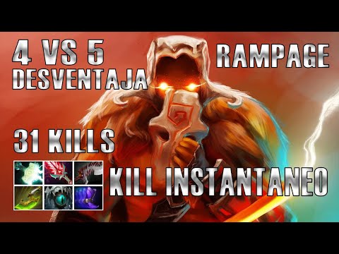 Insane Juggernaut Full items Rampage 4 vs 5  Pro gameplay - Godadico Dota