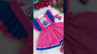 Vídeo de Vestido Infantil Stitch e Angel com Laço