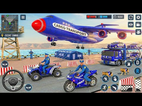 US Police Cargo Transport Simulator 3D Android Game Gameplay 