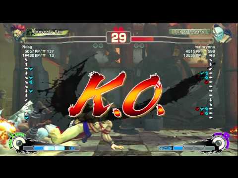 Super StreetFighter 4: Arcade Edition 2012 - Fujino (Akuma) vs matoryona (Vega) - Xbox Live Match
