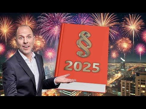 Neue Gesetze 2025 - 10 Dinge, die sich ändern | Anwalt Christian Solmecke