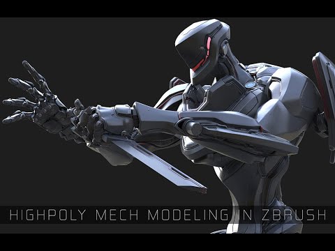 HIGH POLY MECH MODELING IN ZBRUSH