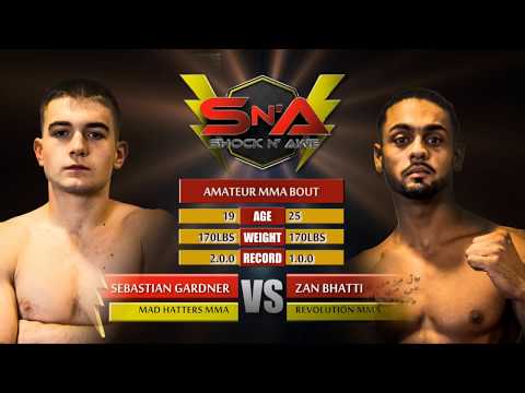 Shock N Awe 26 Seb Gardner vs Zan Bhatti Amateur MMA