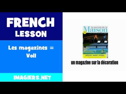 FRENCH LESSON #236 = Les magazines = Vol1