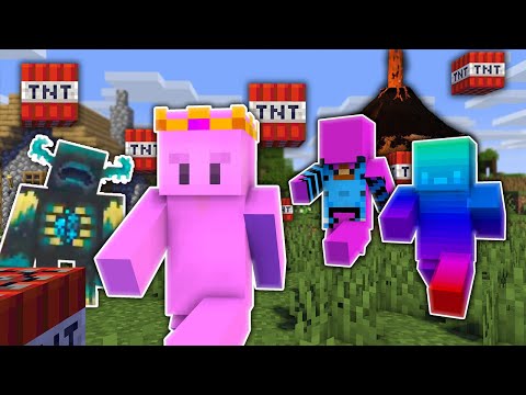 Baablu - Minecraft Manhunt, But The Game Tries To Kill You Every 60 Seconds...