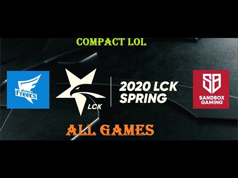 Highlight All Games AF vs SB | LCK Spring 2020 W6D2 | Afreeca Freecs vs SANBOX Gaming