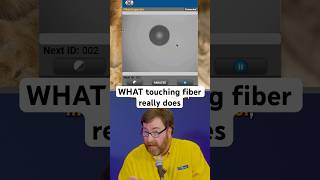 Why you never touch fiber optic cables (the tips)