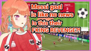 Kiara Doesn't Really Care About Messi's Goal and Reacts to Austria VS Algeria Late Drama Goals