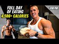 FULL DAY OF EATING - 4,500+ Calories - IFBB PRO